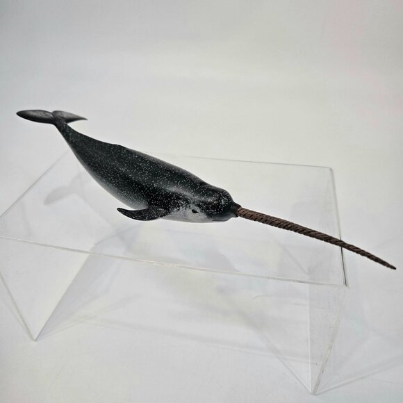 CollectA Narwhal Figure Realistic Sea Creature Ocean Animals Toy 10.5" - Picture 1 of 10